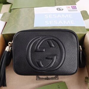 💎✨GUCCI Soho Small Leather Disco Shoulder Bag